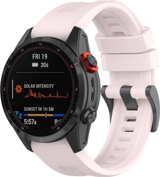 Image du produit OEM Strap Silicone strap for GARMIN FENIX 3 / 3HR / 5X / 6X / 6X Pro / 7X / 7X Pro pink (3) (26 mm, Silicone)