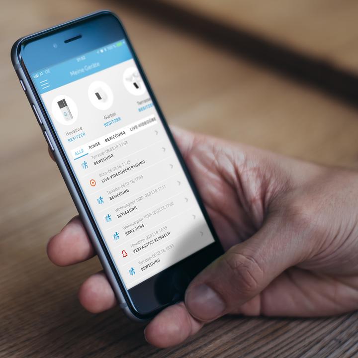 Produktbild Ring Video Doorbell 1 (App, WLAN, Kabellos, Kabelgebunden)