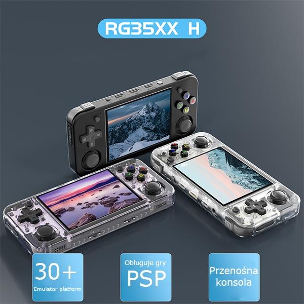 Image du produit Anbernic Konsola RG35XX H fioletowy transparenty/translucent purple