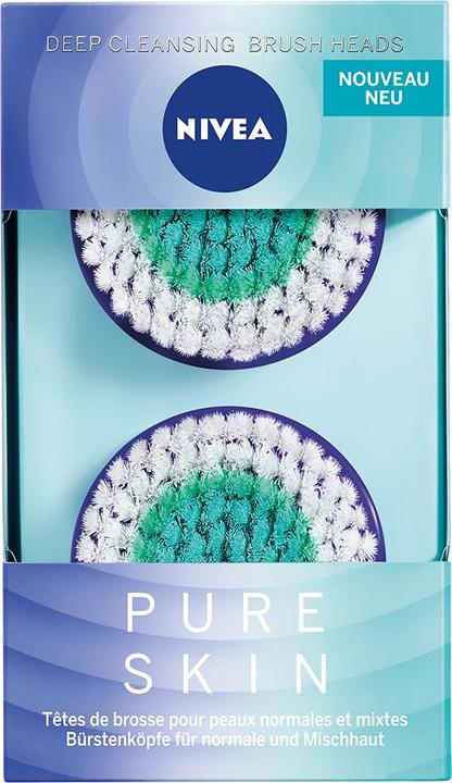 Image du produit NIVEA peau pure, tête de pinceau interchangeable, 2 pièces (2 x)
