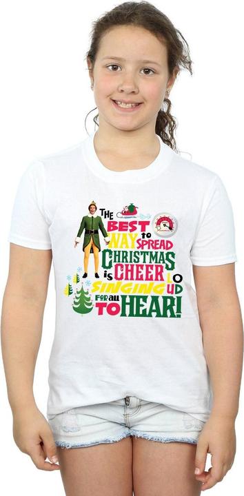 Immagine prodotto Elf Christmas Cheer Maglietta Ragazze (152, 158)