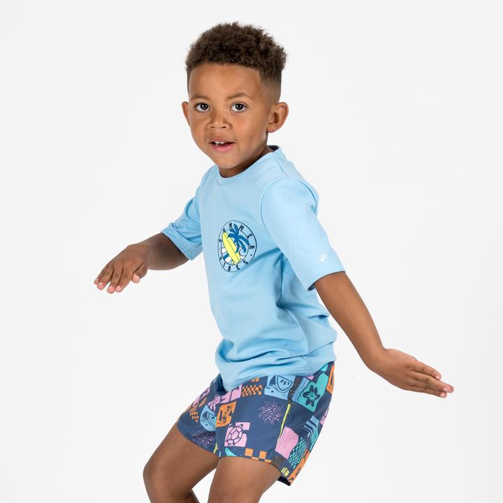 Image du produit Olaian T-shirt anti UV surf Junior - 100 bleu ciel (122)
