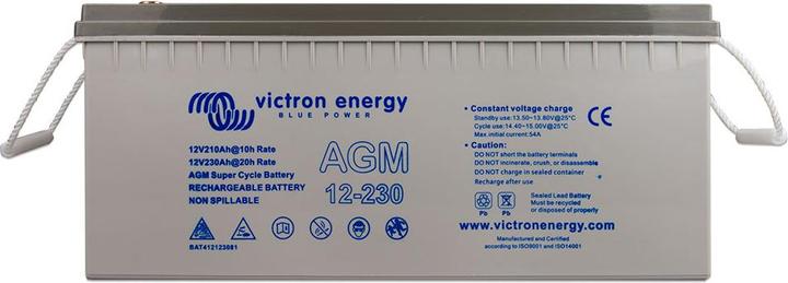 Produktbild Victron Energy 12V/230Ah AGM Super Cycle Batterie M8 (12 V, 230 Ah)