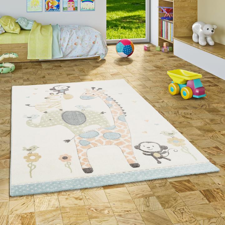 Immagine prodotto Pergamon Tappeto per bambini Maui Bambini Safari Animali Safari per bambini (200 x 290 cm)