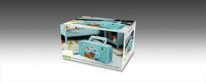 Actual product image Muse M29KB Children's CD Player CD, FM, USB Incl. microphone (FM, MW, PLL)