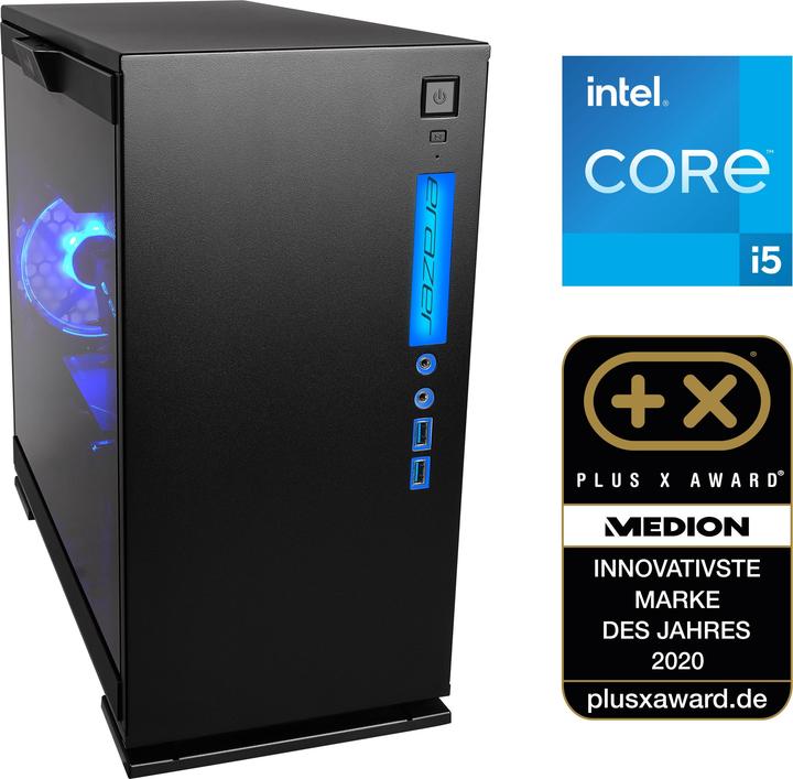 Image du produit Medion Erazer Engineer P10 RTX 3060 (Intel Core i5-12400F, 16 Go, 512 Go, GeForce RTX 3060)