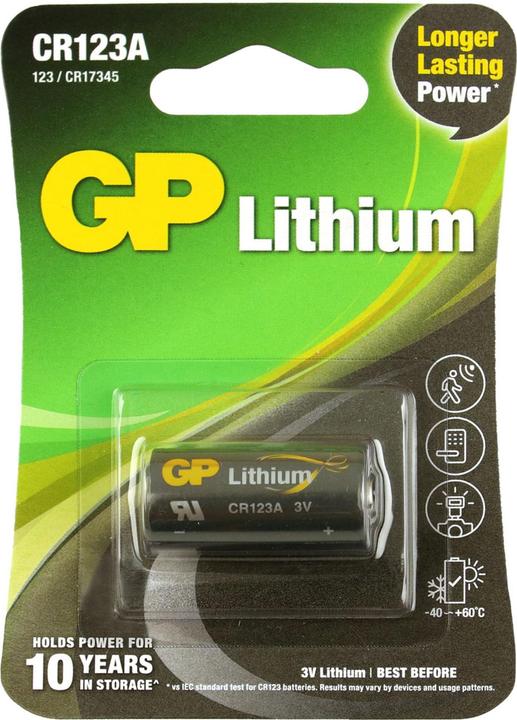 Immagine prodotto GP Batteries Batterie (1 pz., CR123A, 1400 mAh)