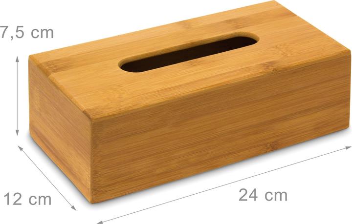 Actual product image Relaxdays Cosmetic tissue box