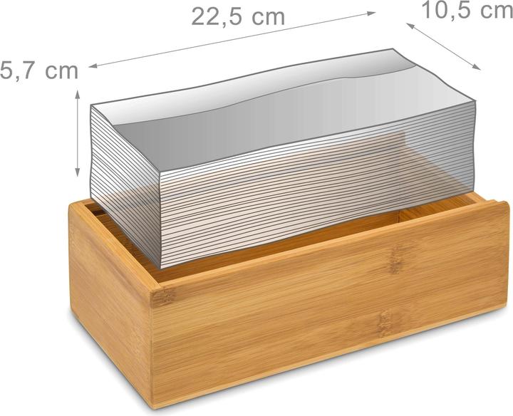 Actual product image Relaxdays Cosmetic tissue box