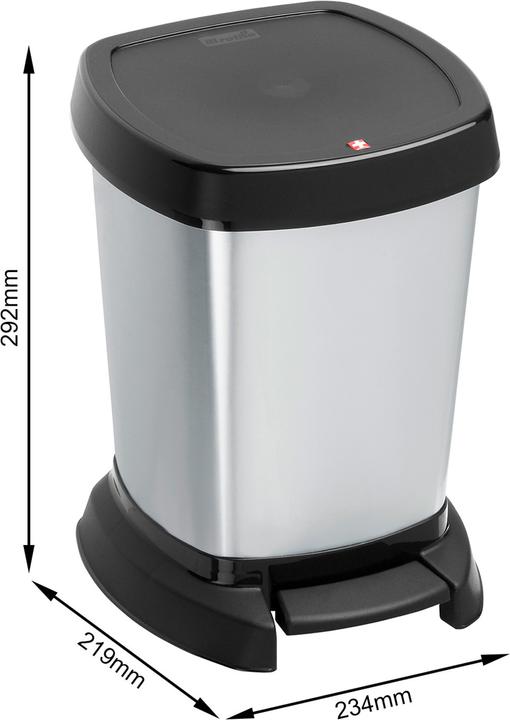 Image du produit Rotho Poubelle à pédale Paso (6 l)