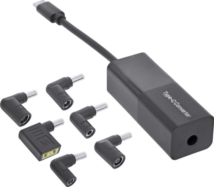 Produktbild InLine Notebook Netzteil zu USB Typ-C 7-in-1 Lade-Set (65 W)