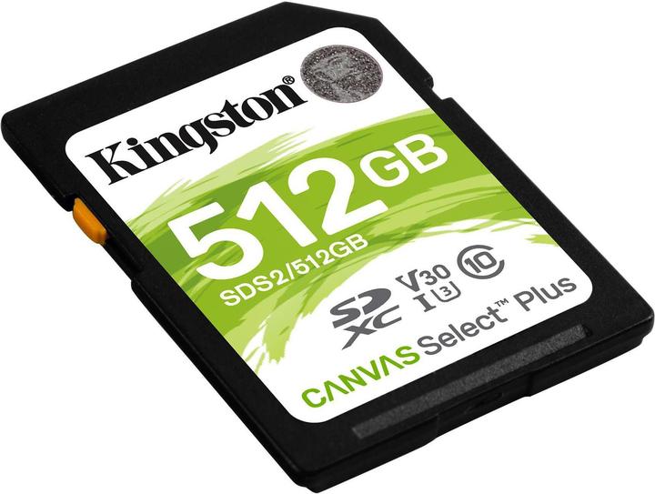 Produktbild Kingston Canvas Select Plus (512 GB, SDXC, U3, UHS-I)