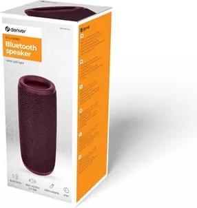 Image du produit Denver Enceinte Bluetooth BTV-150BD, bordeaux (4 h, Fonctionnement sur piles)
