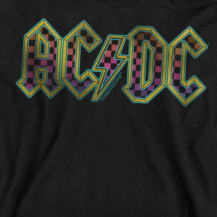 Immagine prodotto AC/DC Felpa Logo a Scacchiera Gradiente Adulto Unisex (L)