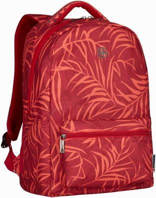 Actual product image Wenger Travel Backpack Colleaque 606468 Red Fern Print