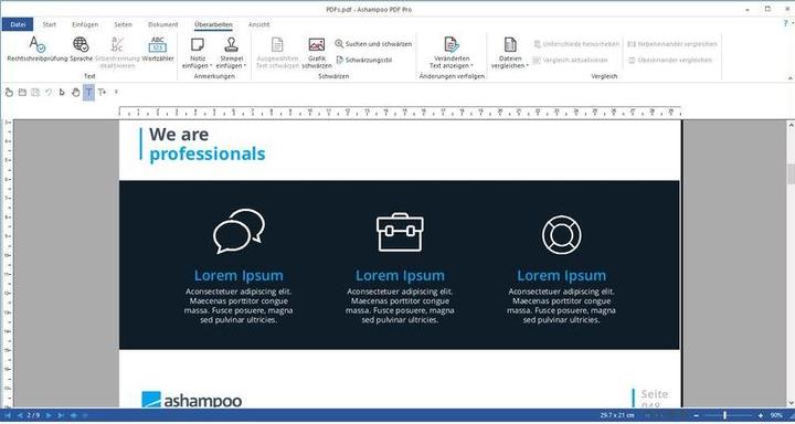 Produktbild Ashampoo PDF Pro 4 ESD, Vollversion, 1 PC, Produktfamilie (1 User, unbegrenzt)
