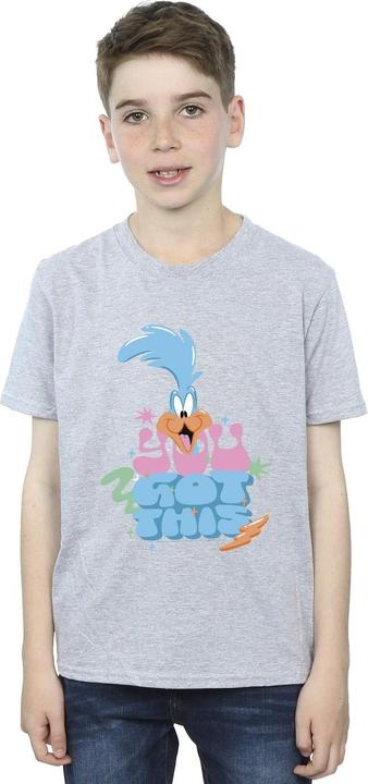 Actual product image Looney Tunes Boys Roadrunner You Got This T-Shirt (128)