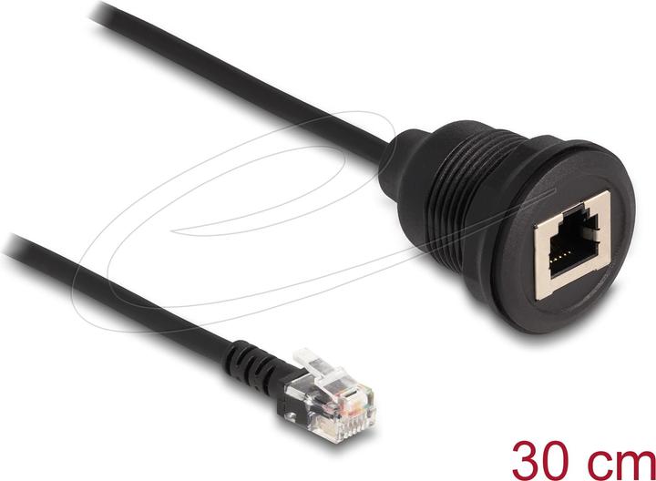 Immagine prodotto Delock Cavo da spina RJ12 a presa RJ12 per installazione 30 cm sc