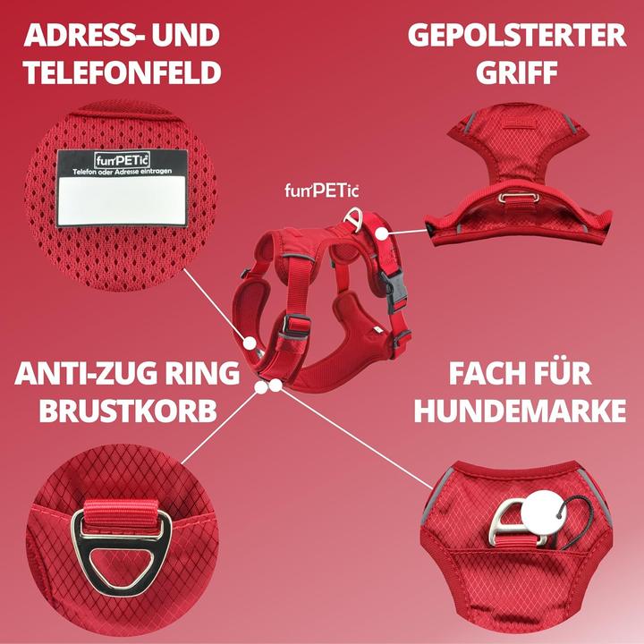 Image du produit Funpetic Anti-Zug Hundegeschirr - Essential (L, Chien)