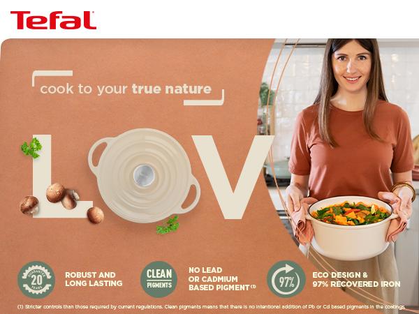 Actual product image Tefal LOV roaster (34 cm, Casserole + Stewpot, Pot, Cast iron)