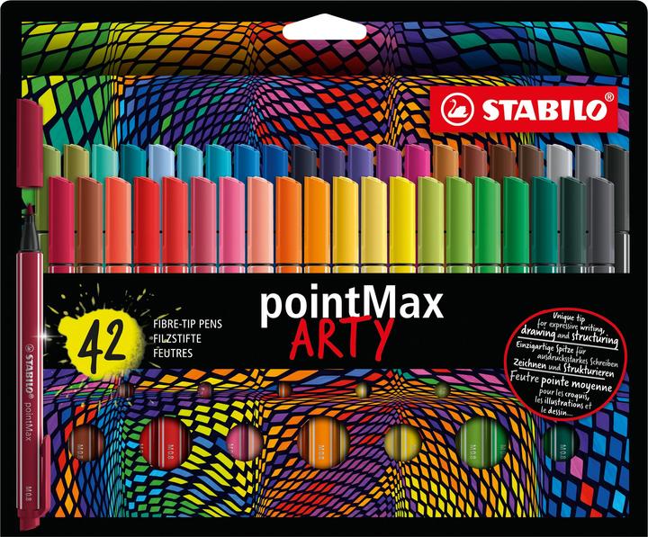 Produktbild STABILO Pointmax 42er Kartonetui Arty (Assortiert, 42 x)
