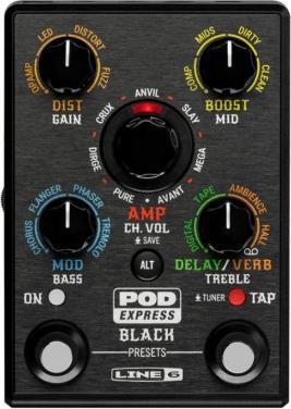 Actual product image Line 6 POD Express Guitar Black Edition (Amp Modeler)