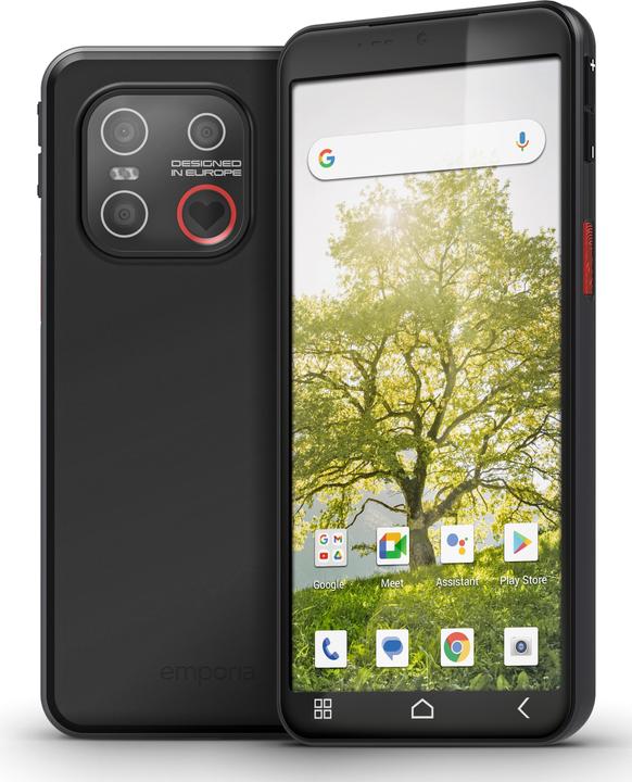 Produktbild Emporia ME7 (128 GB, Schwarz, 5.45", Single SIM, 13 Mpx, 4G)