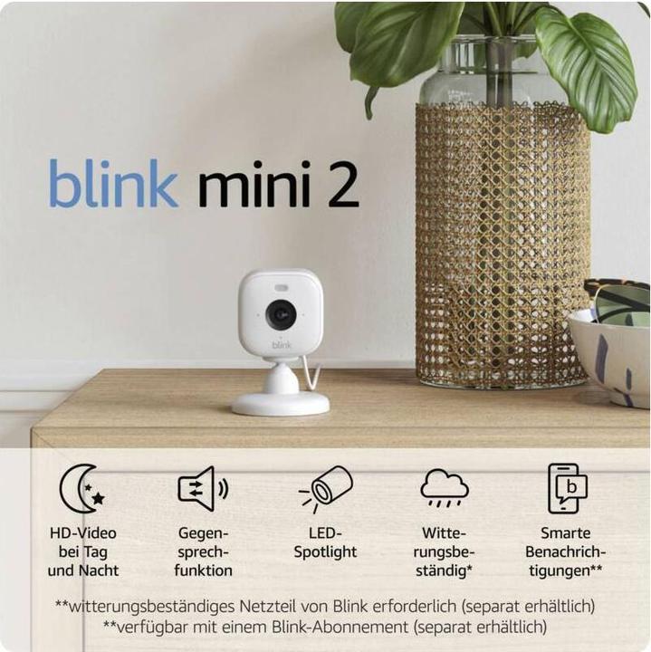Immagine prodotto Blink Mini 2 - 1-Cam - UE (1920 x 1080 Pixels)