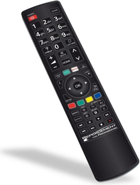 GBS Panasonic replacement remote control (Device-specific remote control, Infrared)