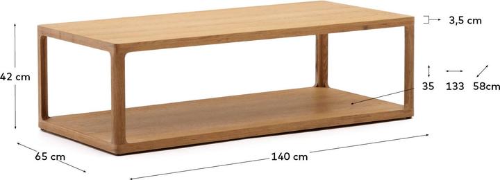 Produktbild Kave Home Maymai (65 x 140 x 42 cm)