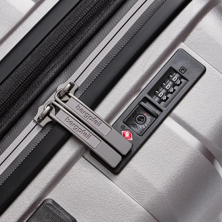 Immagine prodotto Bergpfeil Set di valigie da viaggio a 4 ruote, 3 pezzi, con piega elastica (228 l, XL (da 115l))