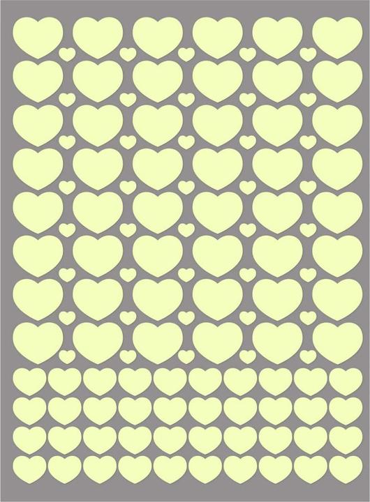 Image du produit Trenddeko Autocollant lumineux coeur (21 x 21 cm)