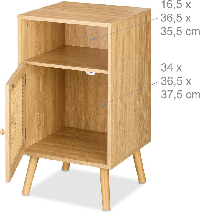 Actual product image Relaxdays Nachttisch (40 x 39 x 72 cm)