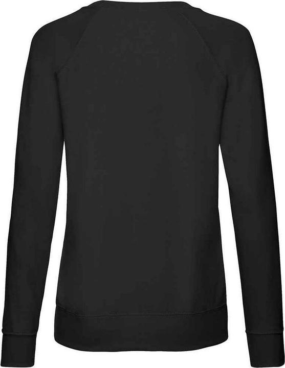 Actual product image Fruit of the Loom Womens/Ladies Lightweight Lady Fit Raglan Sweatshirt (34 D)