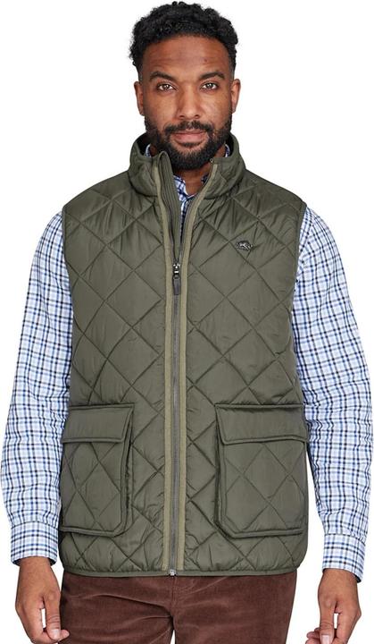 Actual product image Raging Bull Mens Quilted Patch Pocket Gilet (S)