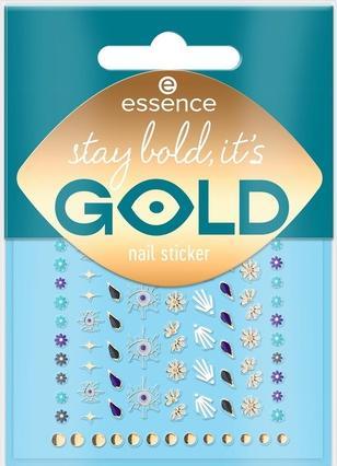 essence Nail Stickers Stay Bold. It's Gold - Nail Decorations (Nagelkleber, Gold)
