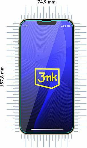 Produktbild 3MK FlexibleGlass Bildschirmschutz, Display Folie (1 Stück, Apple iPhone 13 Pro Max)