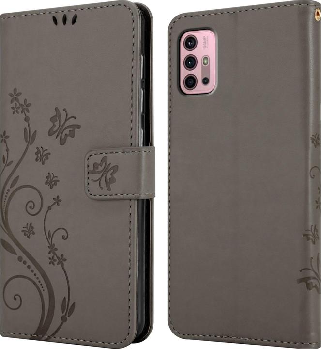 Produktbild Cadorabo Flower Book Hülle (Motorola Moto G30, Motorola Moto G10)