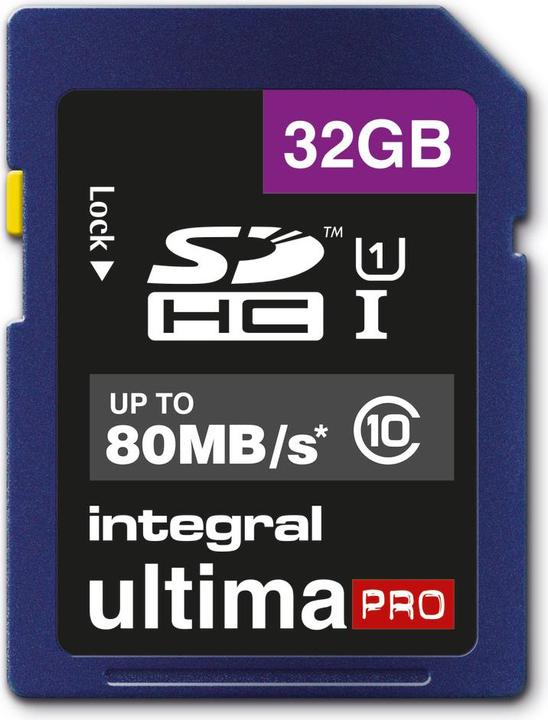Actual product image SDHC card 32GB cl10 (32 GB, SD, U1, UHS-I)