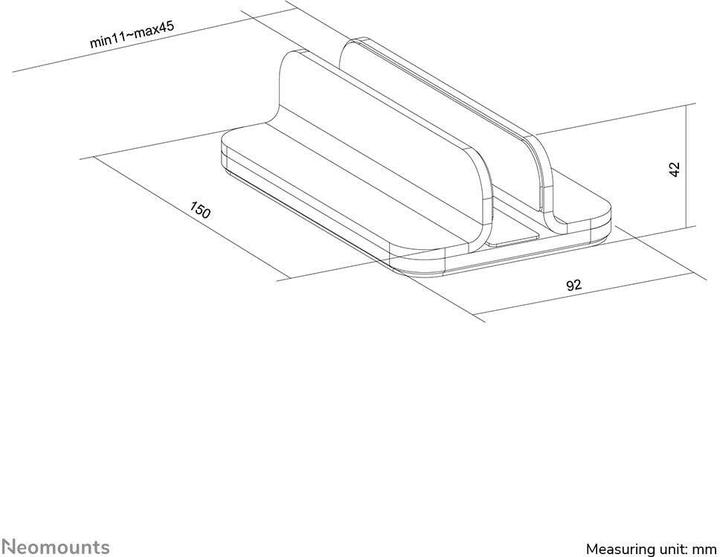 Produktbild Neomounts Vertical Stand