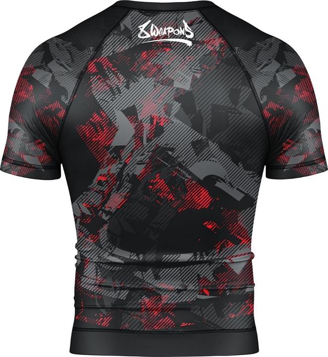Image du produit 8Weapons 8 WEAPONS Rashguard, S/S, Hit 2.0, black-red, XL (XL)