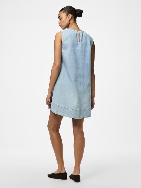 Produktbild Pieces Pcflora Sl Mini Denim Dress Noos (L)