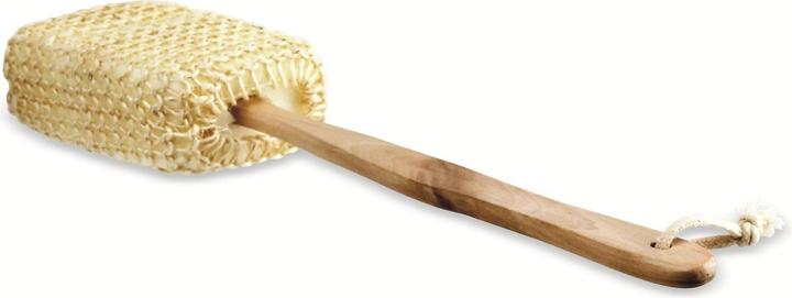 Actual product image Massage sponge & wooden handle