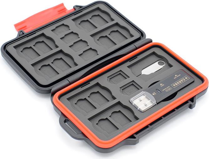 Image du produit Caruba Multi Card Case MCC 7 inkl. USB 3.0 Kartenleser (USB 3.0)