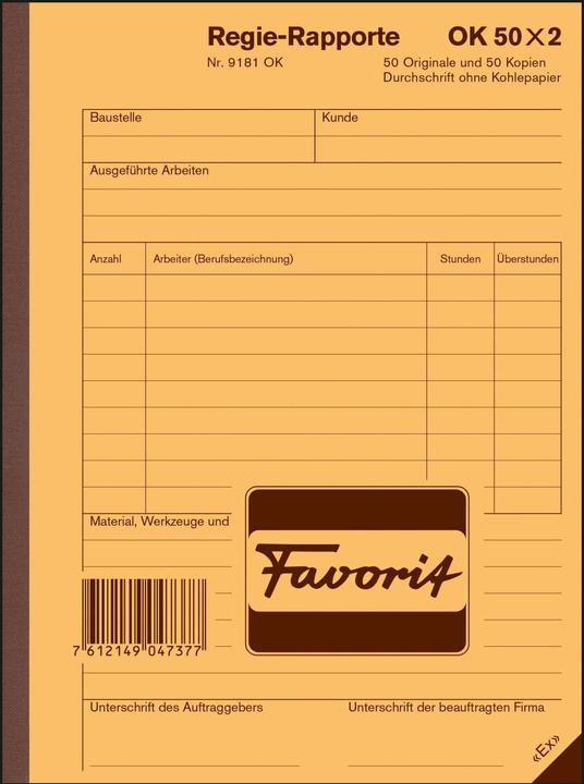 Favorit Rapports des directeurs (2 x)