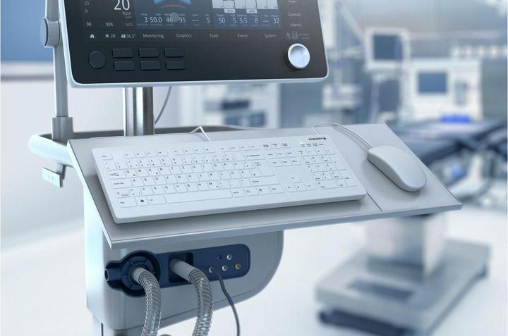 Produktbild CHERRY AK-C8112 MEDICAL KEYBOARD WHITE (CH, Kabelgebunden)