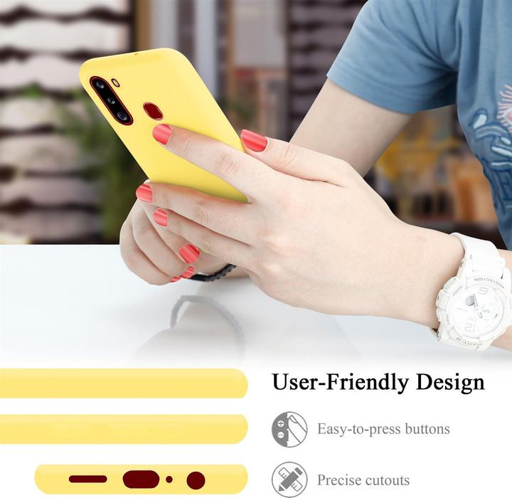 Immagine prodotto Cadorabo Copertura della cassa del silicone liquido TPU (Samsung Galaxy A21)