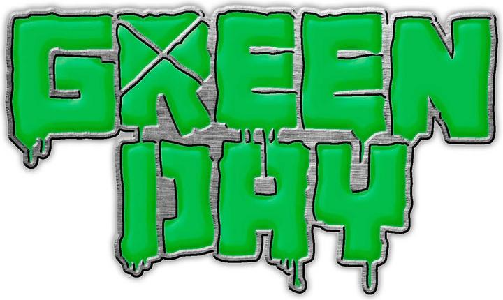 Green Day Grafik Abzeichen Emaille Logo