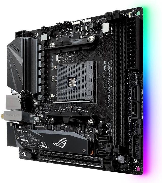 Produktbild ASUS ROG Strix B450-I Gaming (AM4, AMD B450, Mini-ITX)