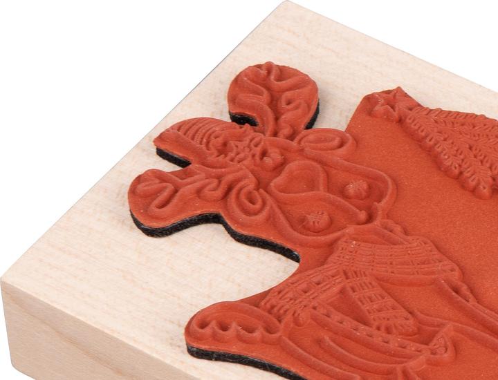 Actual product image Butterer Stamp "Secret Santa in Luck
